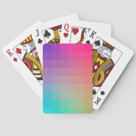 Kleurrijke Rainbow Colors Gradient Design Pokerkaarten