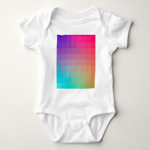 Kleurrijke Rainbow Colors Gradient Design Romper