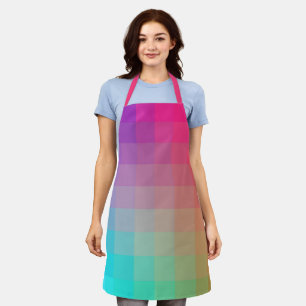 Kleurrijke Rainbow Colors Gradient Design Schort