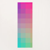 Kleurrijke Rainbow Colors Gradient Design Yogamat (Achterkant)
