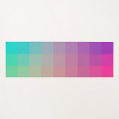 Kleurrijke Rainbow Colors Gradient Design Yogamat (Voorkant (horizontaal))