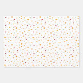 Kleurrijke Rainbow Confetti Custom Inpakpapier Vel (Voorkant 3)