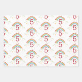 Kleurrijke Rainbow Confetti Custom Inpakpapier Vel (Voorkant 2)