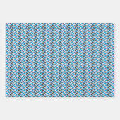 Kleurrijke Rainbow Confetti driehoek zigzag Inpakpapier Vel (Voorkant)