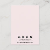 Kleurrijke Rainbow Confetti Sieraden Holder Displa Visitekaartje (Achterkant)