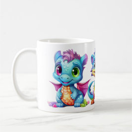 Kleurrijke Rainbow Dragon Mok Party voor kinderen