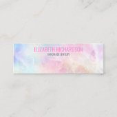 Kleurrijke Rainbow Earring Sieraden Display Houder Mini Visitekaartje (Voorkant)