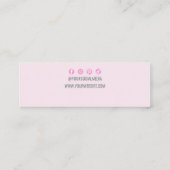 Kleurrijke Rainbow Earring Sieraden Display Houder Mini Visitekaartje (Achterkant)