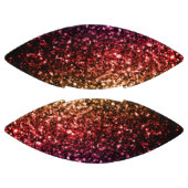 Kleurrijke Rainbow faux glitter sprankelt bling American Football (Panelen)