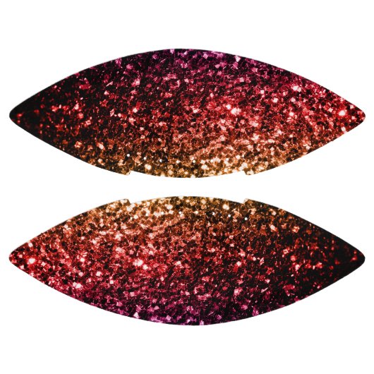 Kleurrijke Rainbow faux glitter sprankelt bling American Football (Panelen)