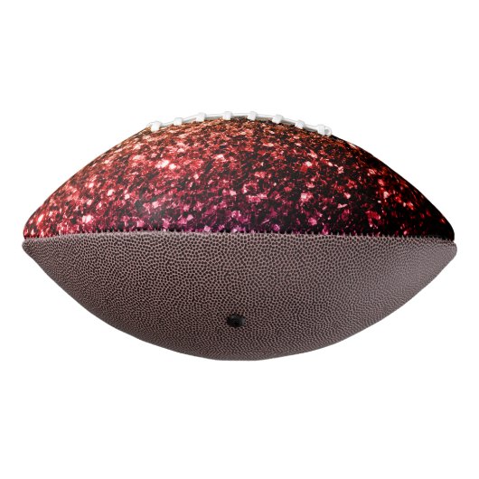 Kleurrijke Rainbow faux glitter sprankelt bling American Football (Gedraaid 270)