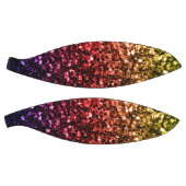 Kleurrijke Rainbow faux glitter sprankelt bling Basketbal (Panelen)