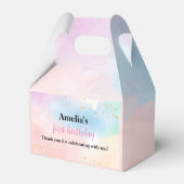 Kleurrijke Rainbow Favor Box Verjaardagsfeestje Bedankdoosjes (Achterkant)