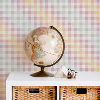 Kleurrijke Rainbow Gingham wallpaper