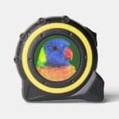 Kleurrijke Rainbow Loriket Parrot Rolmaat (Voorkant)