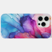 Kleurrijke Rainbow Mosaic Waterverf iPhone hoesje (Achterkant (horizontaal))