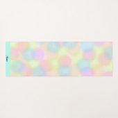 Kleurrijke Rainbow pastel geometrisch cirkelpatroo Yogamat (Achterkant (horizontaal))