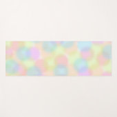 Kleurrijke Rainbow pastel geometrisch cirkelpatroo Yogamat (Voorkant (horizontaal))