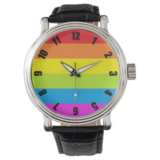 Kleurrijke Rainbow Pride Watch Horloge