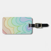 Kleurrijke Rainbow Pride Wiggle Bagagelabel (Voorkant horizontaal)