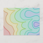 Kleurrijke Rainbow Pride Wiggle Briefkaart (Voorkant)