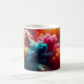 Kleurrijke Rainbow Smoke Explosion Koffiemok (Center)