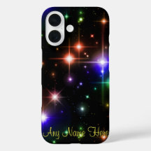 Kleurrijke Rainbow Sparkle Stars Fantasy Night Sky