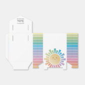 Kleurrijke Rainbow Sunshine Baby shower Dank u Bedankdoosjes (Uitgevouwen)