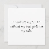 Kleurrijke rand voor het zijn van mijn bruidsmeisj kaart (Achterkant)