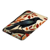 Kleurrijke Raven in een Boom Magneet (Linkerzijde)