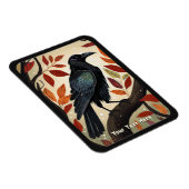 Kleurrijke Raven in een Boom Magneet (Rechterzijde)