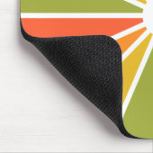 Kleurrijke Rays mousepad, aanpasbaar Muismat (Hoek)