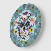 Kleurrijke reactorblokken en diamanten grote klok (Hoek)