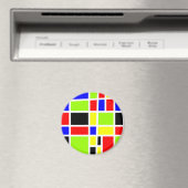 Kleurrijke rechthoeken magneet (Insitu (Vaatwasser))