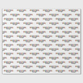 Kleurrijke Recreatietherapeut Cadeaupapier (Vlak)