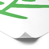 Kleurrijke recycling poster (Hoek)