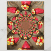 Kleurrijke Red Delight: Strawberry Kaleidoscope Ar (Voorkant)