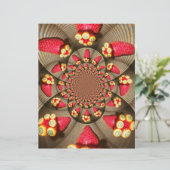 Kleurrijke Red Delight: Strawberry Kaleidoscope Ar (Staand voorkant)