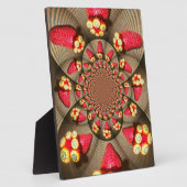 Kleurrijke Red Delight: Strawberry Kaleidoscope Ar Fotoplaat (Zijkant)