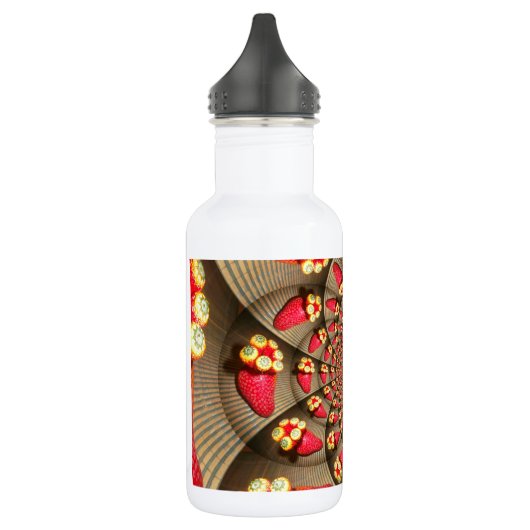 Kleurrijke Red Delight: Strawberry Kaleidoscope Ar Waterfles (Links)