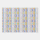 Kleurrijke Reeds inpakpapier vellen set van 3 (Voorkant 3)
