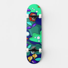 Kleurrijke Reef Fish Skateboard Deck