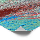 Kleurrijke reeks: abstracte achtergrondtextuur. poster (Hoek)