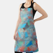 Kleurrijke reeks: abstracte achtergrondtextuur. schort (Insitu)