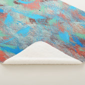 Kleurrijke reeks: abstracte achtergrondtextuur. sherpa deken (3/4)