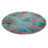 Kleurrijke reeks: abstracte achtergrondtextuur. snijplank (Hoek)