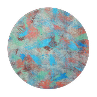 Kleurrijke reeks: abstracte achtergrondtextuur. snijplank