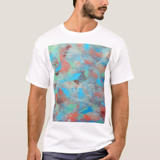 Kleurrijke reeks: abstracte achtergrondtextuur. t-shirt