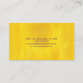 Kleurrijke Reflexologie Voetafdrukken bloeien orna Visitekaartje (Achterkant)