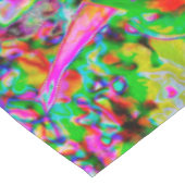 Kleurrijke regenboog Abstracte Decoratieve Dahlia Tafelkleed (Gekanteld)